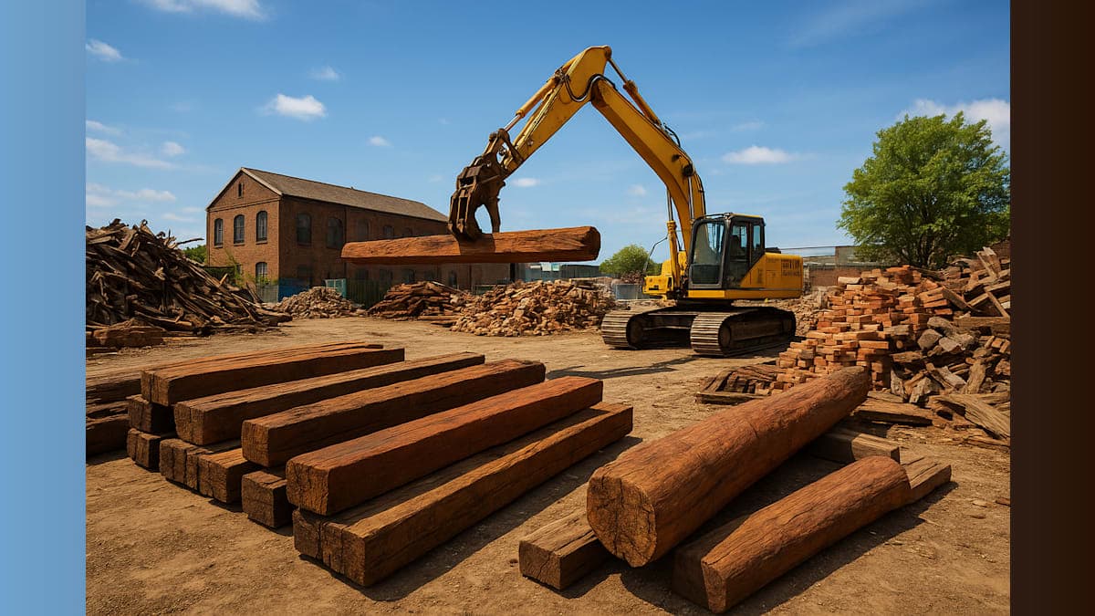 London Salvage Yard Rescues Historic Building Materials from Landfills
