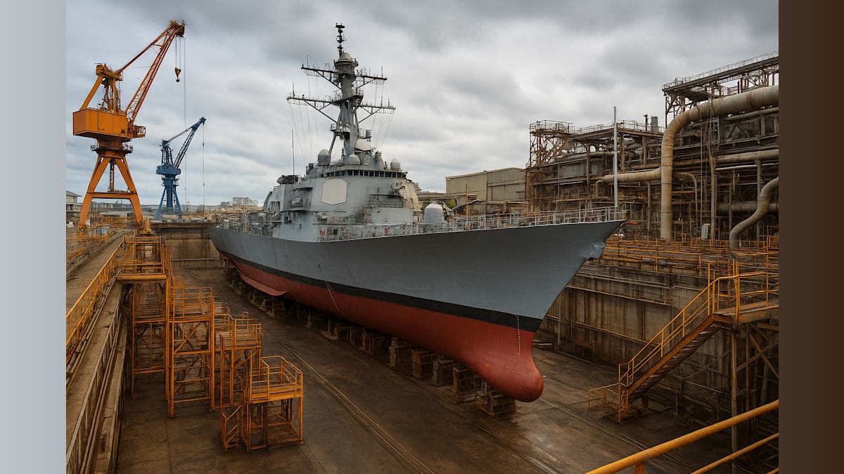 USS Gerald R. Ford Returns for Costly Sewage Repairs