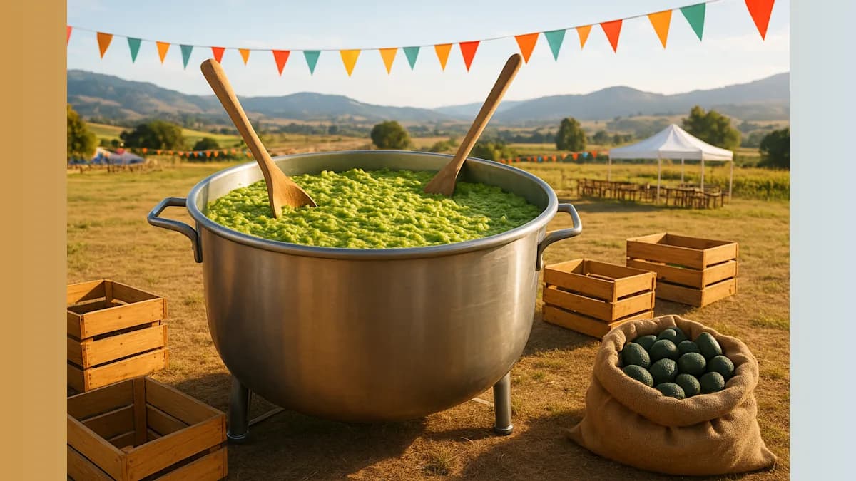 Mexican Growers Create Record-Breaking 15,000-Pound Guacamole
