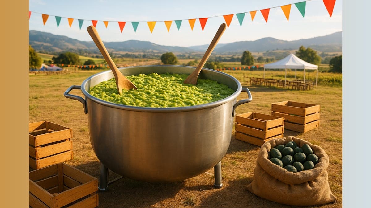 Mexican Growers Create Record-Breaking 15,000-Pound Guacamole