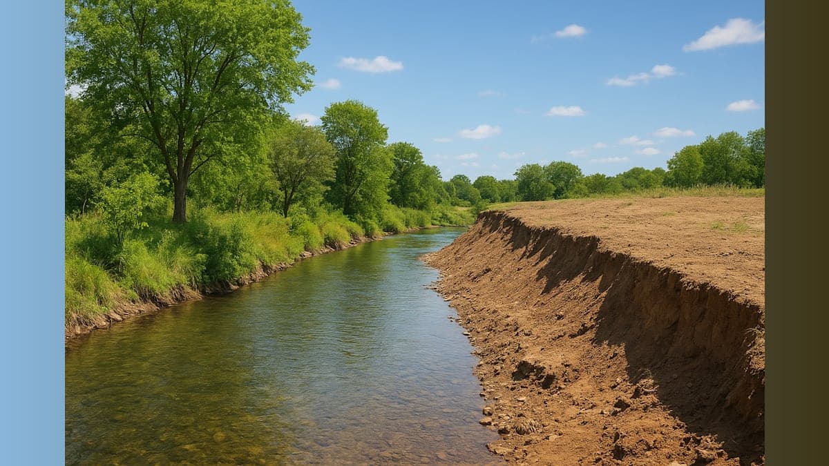 River Lugg Recovers After Farmer's Ecological Vandalism