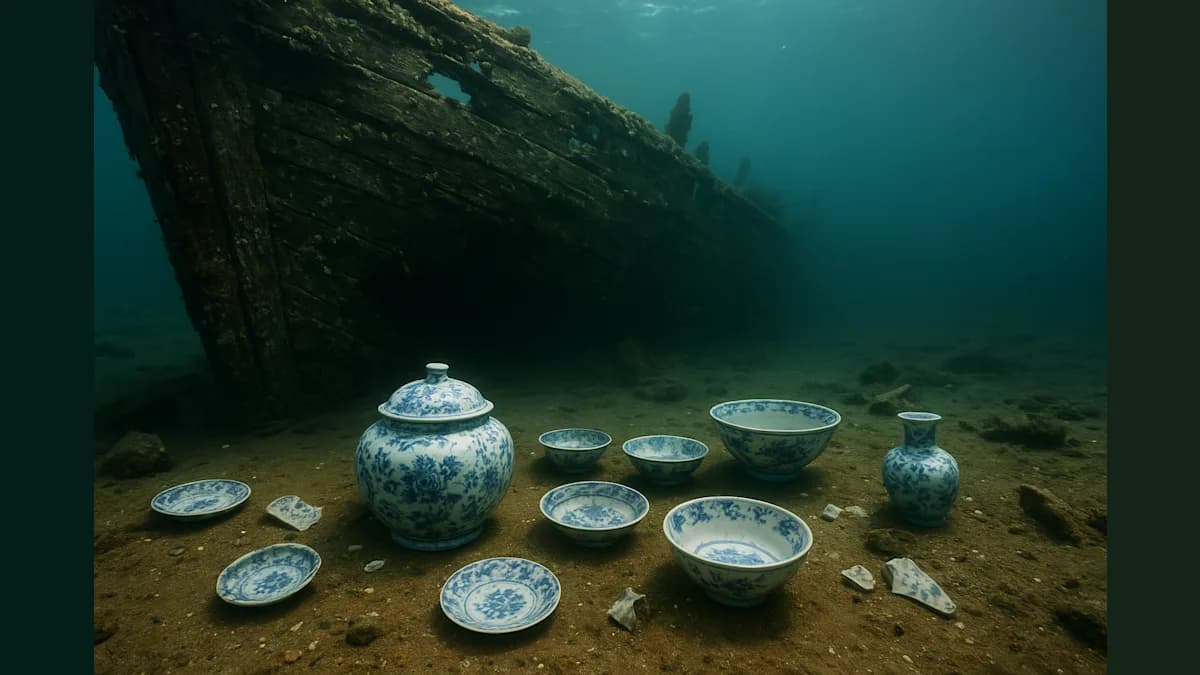 Norwegian Watchmaker Discovers 300-Year-Old Shipwreck Filled with Chinese Porcelain