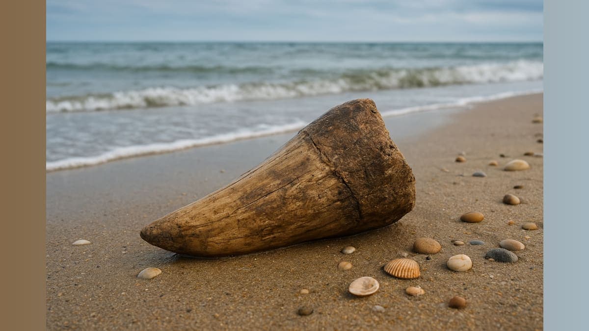 Boy Discovers 2-Million-Year-Old Elephant Tooth on Beach