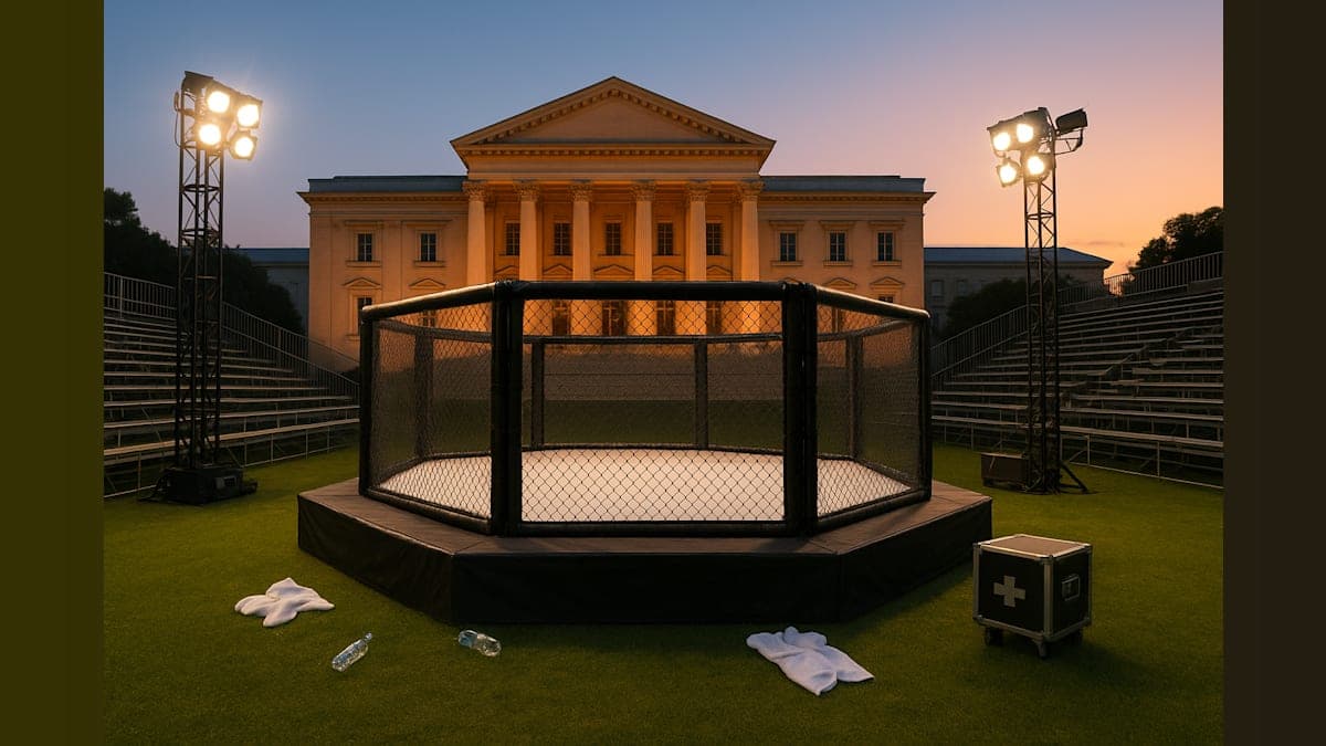 Historic White House UFC Fight Ends in Knockout