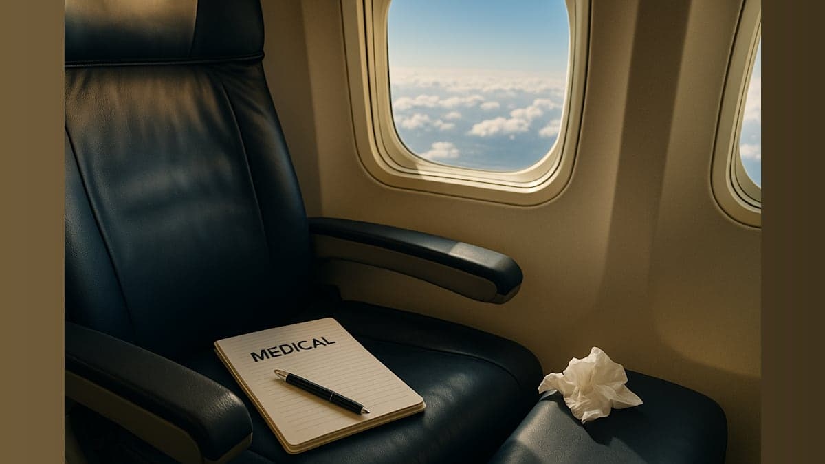 Stranger on Flight Offers Medical Guidance to Passenger