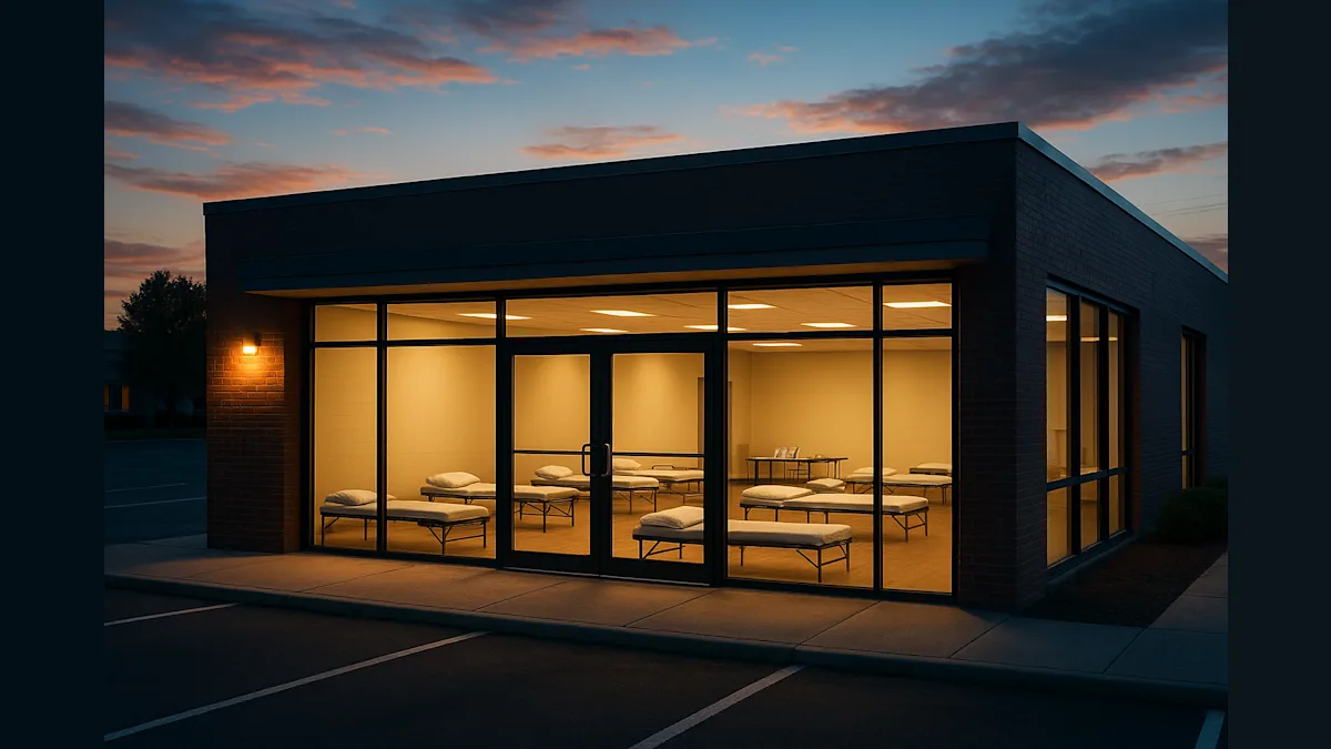 French Initiative Transforms Empty Offices Into Overnight Shelters