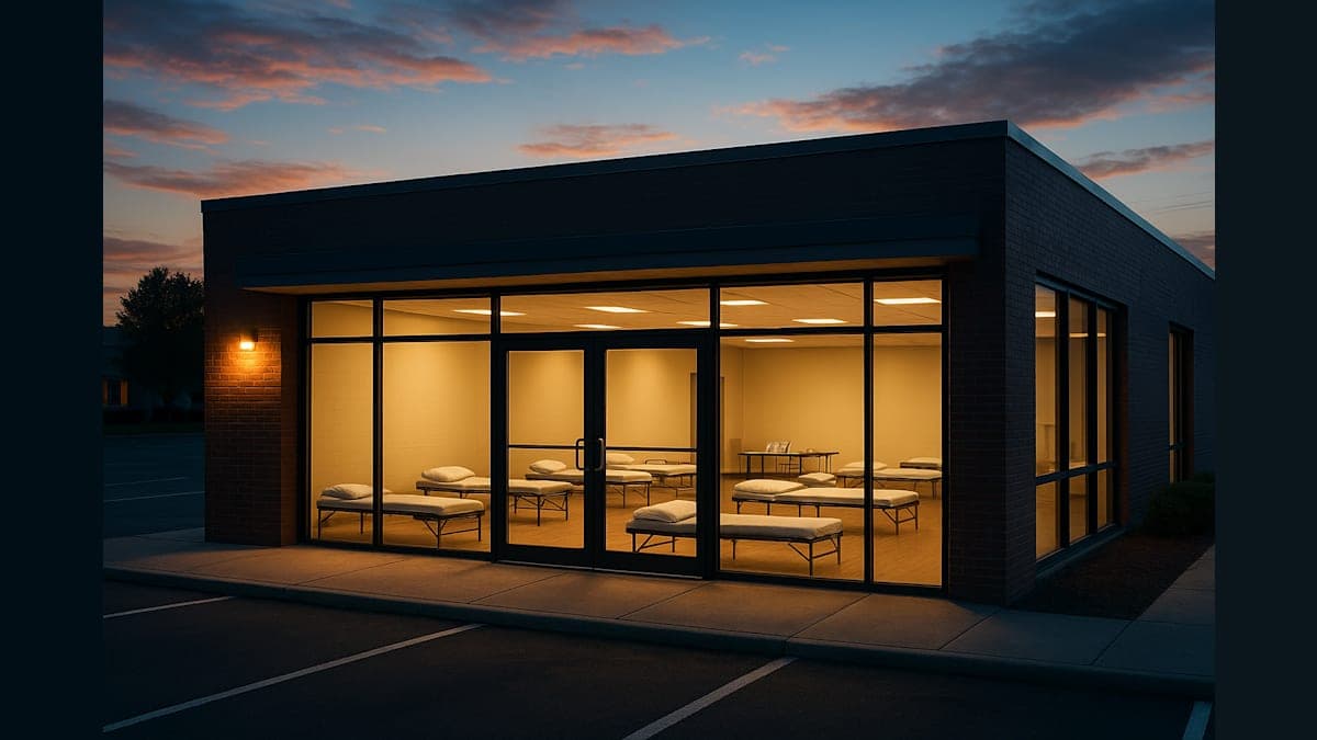 French Initiative Transforms Empty Offices Into Overnight Shelters