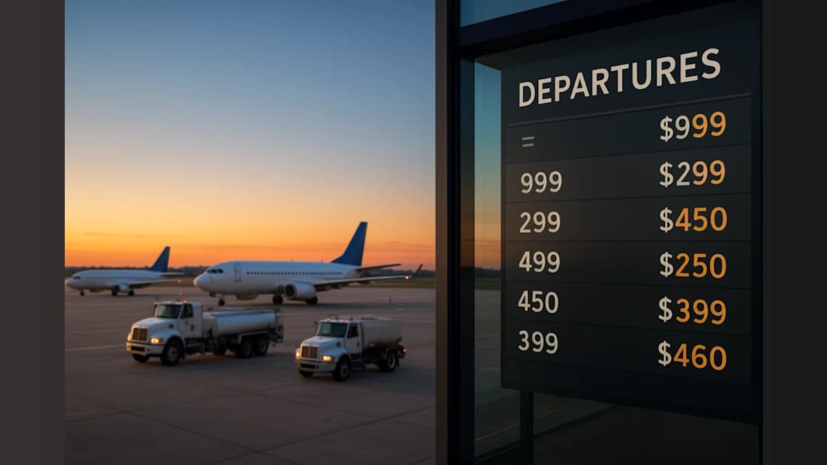 Jet Fuel Prices Drop, But Airfare Relief Remains Elusive