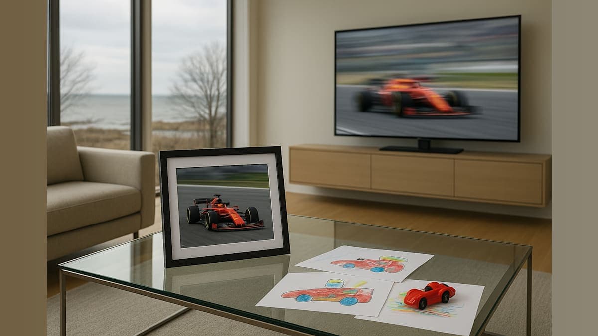 Kardashian Kids Embrace Mom's Formula 1 Romance