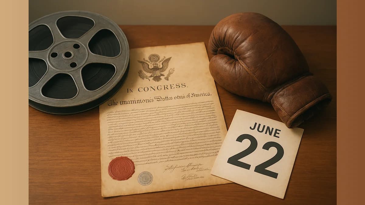 Historic Moments Mark June 22 Across Decades