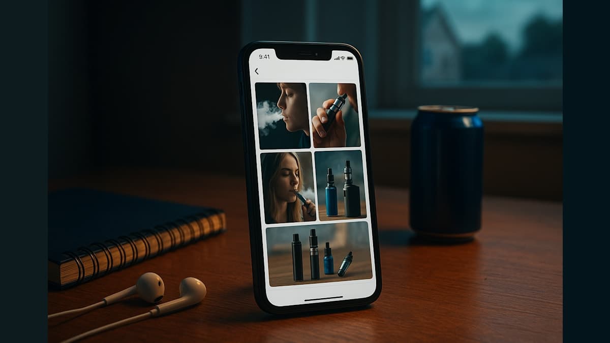 TikTok Vaping Videos Normalize Dangerous Habit Among Teens