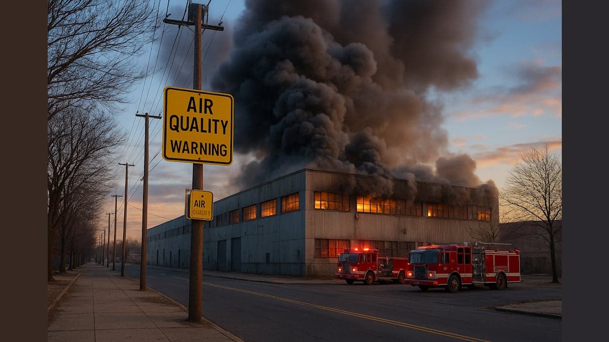 Los Angeles Warehouse Fire Enters Sixth Day