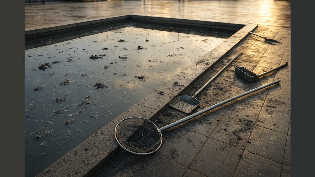 Reflecting Pool Cleanup Underway After July Fourth Fireworks