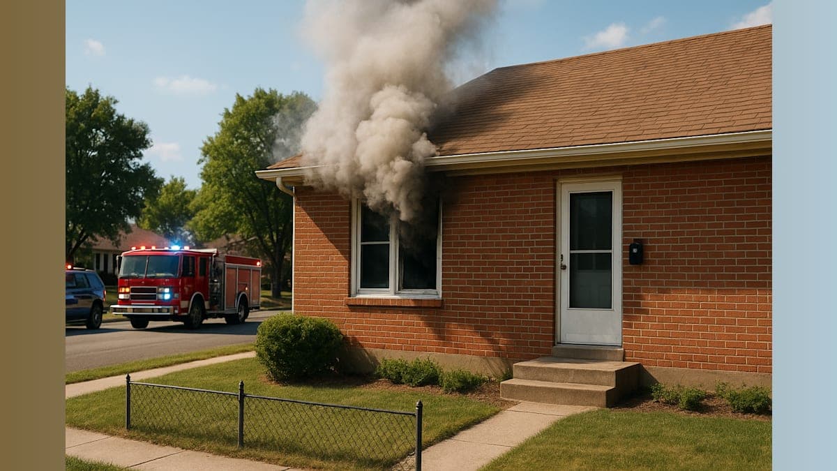 Neighbors Rescue Grandmother from Burning Home in England