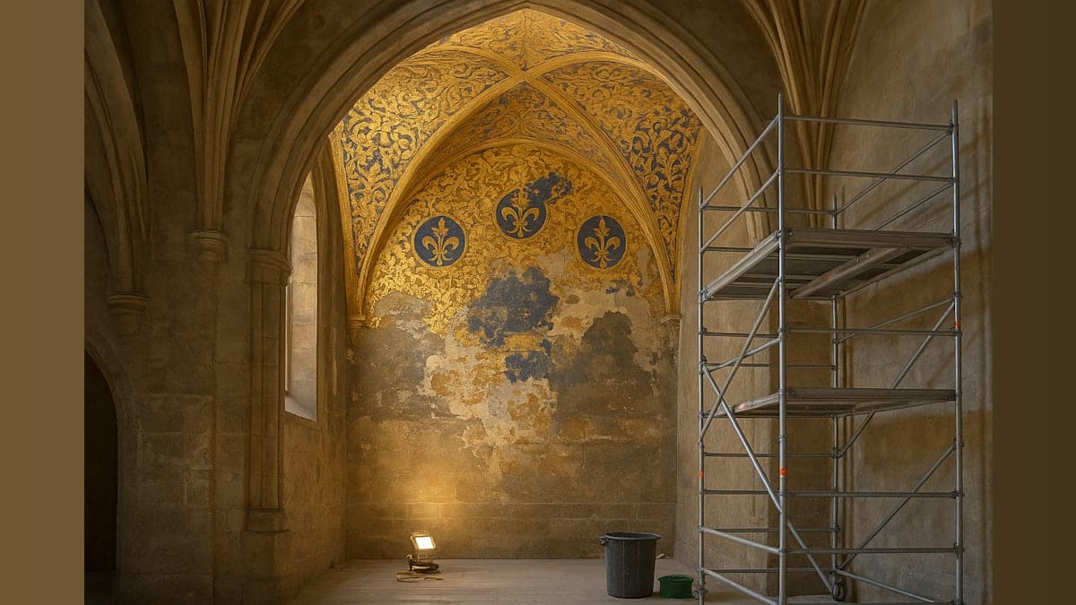 Gold Artworks Emerge from Beneath Paint at St. Mary's Basilica