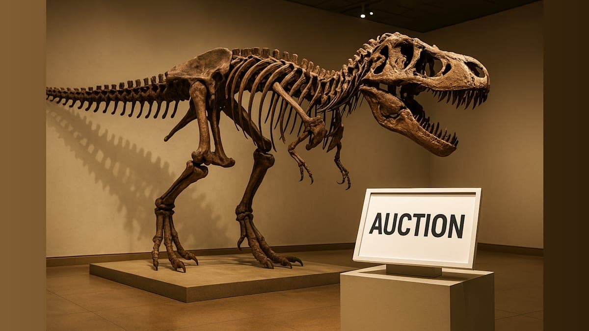 T. Rex Fossil Expected to Fetch $30 Million at Auction