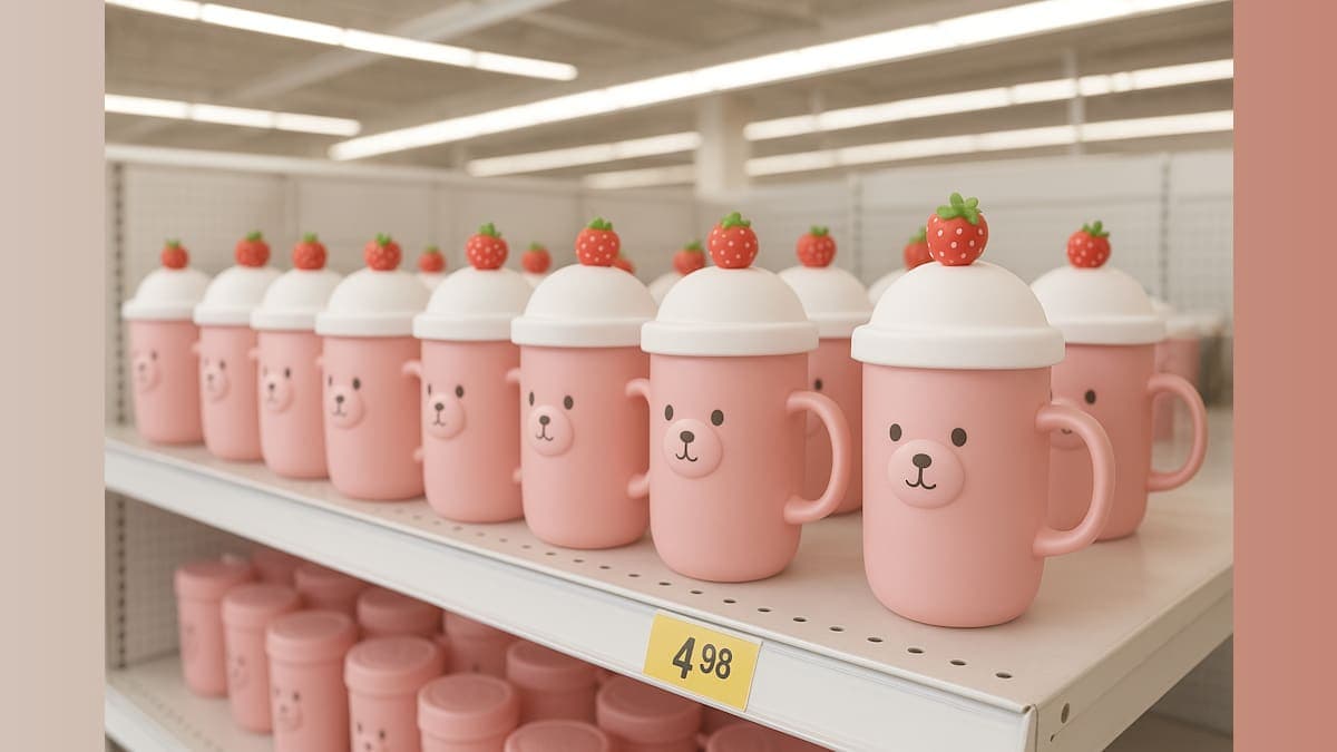 Walmart Offers Affordable Alternative to Sold-Out Starbucks Pink Bear Cup