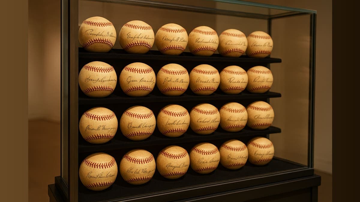 Presidential Baseball Collection Sells for Over $3 Million