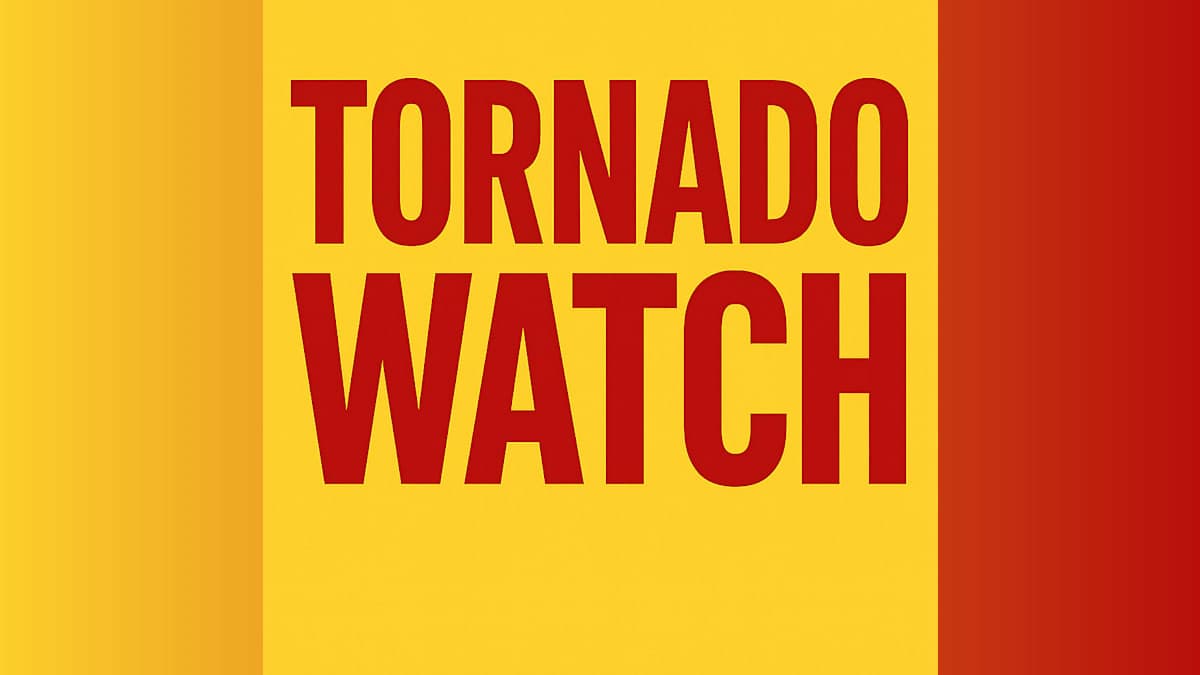 South Jersey Tornado Watch In Effect Through 9pm Saturday