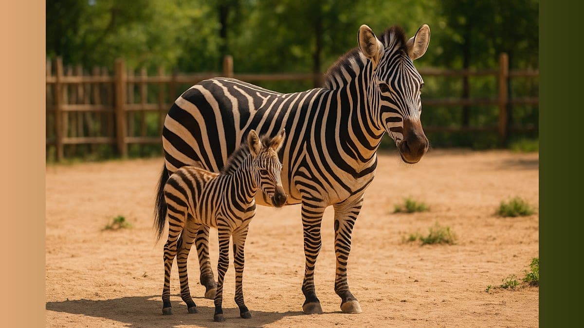 Cape May County Zoo Welcomes Baby Zebra