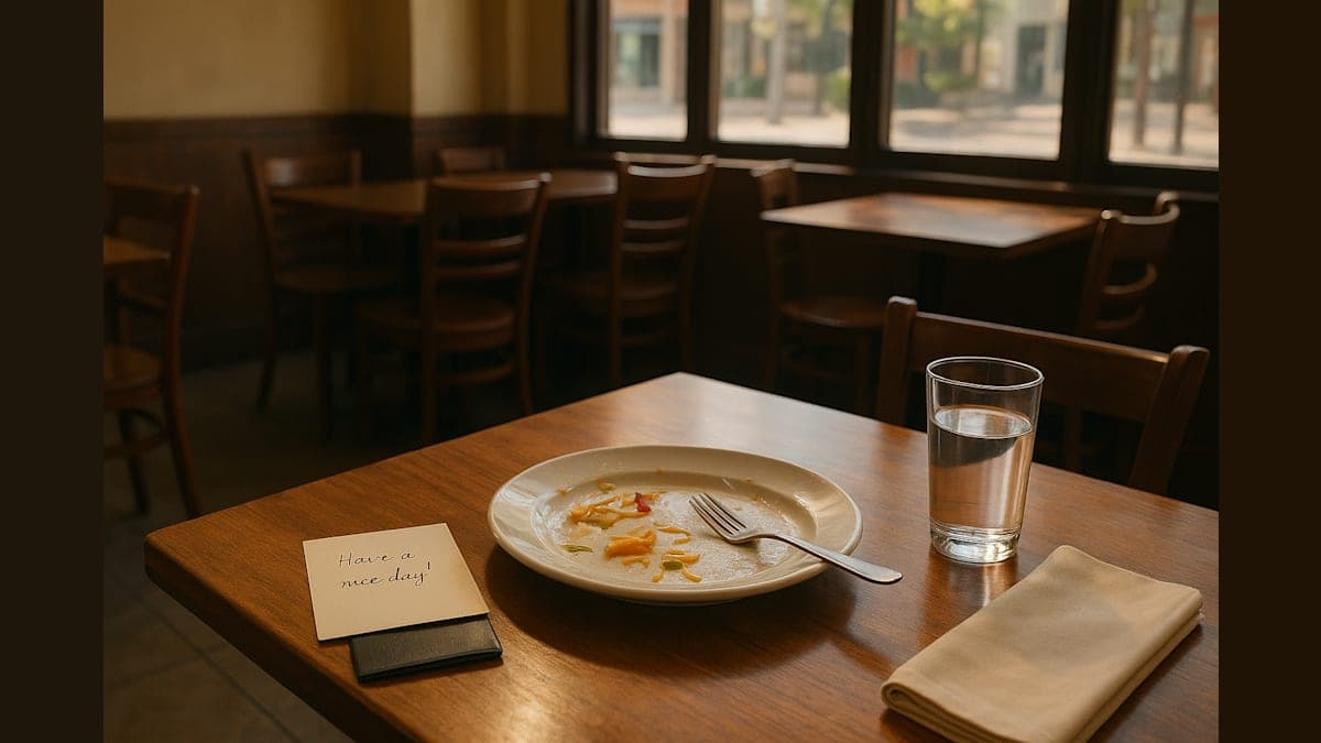 Stranger's Kindness Reaches Grieving Diner on Father's Day