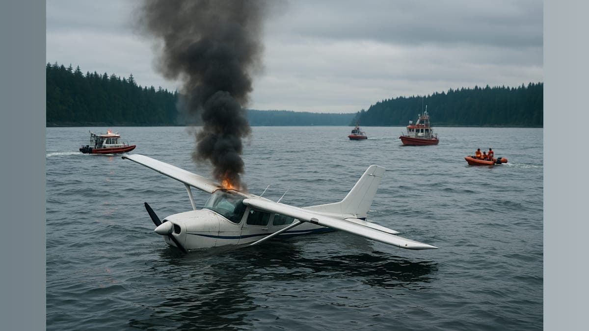 All 11 Survive Seaplane Crash and Fire in Puget Sound