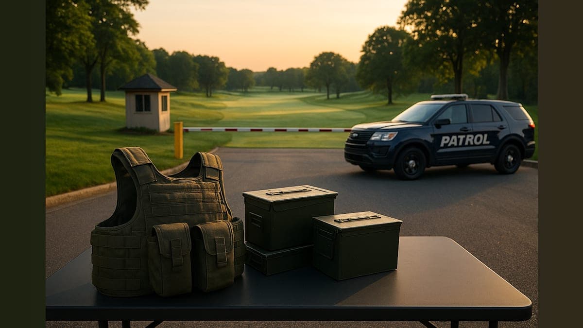 Man Arrested at Trump Golf Course with Weapons, Ammunition