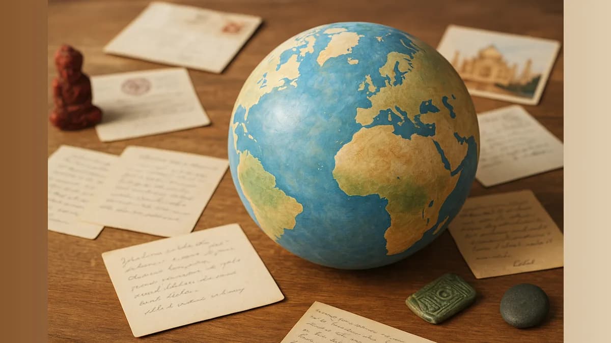 Glass Globe Unites 16,000 Across Continents