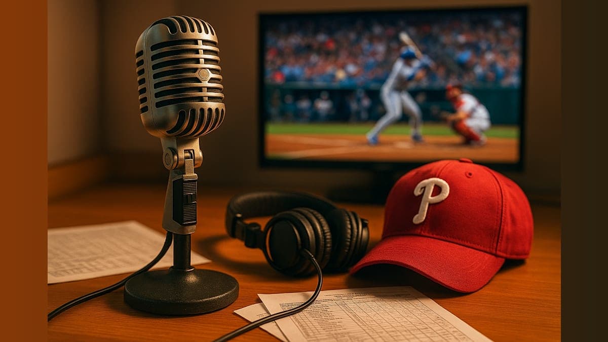 Substitute Teacher Fulfills Dream Broadcasting Phillies Game