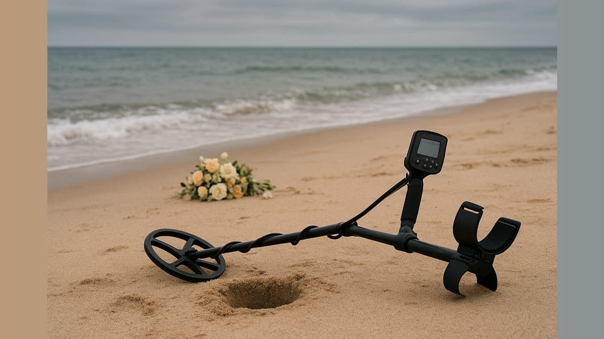 Beach Wedding Saved by Metal Detector Volunteer