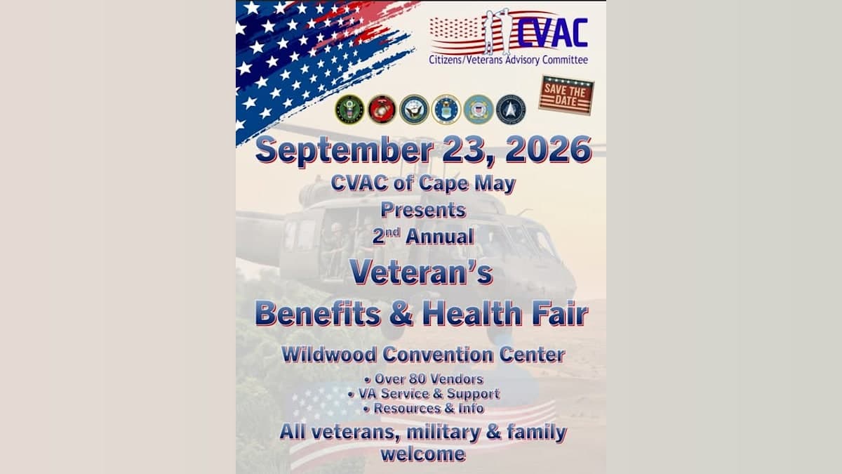 Veterans' Benefits and Health Fair Returning to Wildwoods Convention Center Sept. 23
