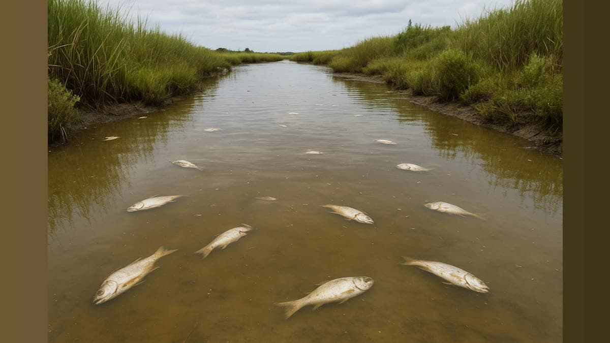 Dead Fish Fill Little Egg Harbor Lagoon Again