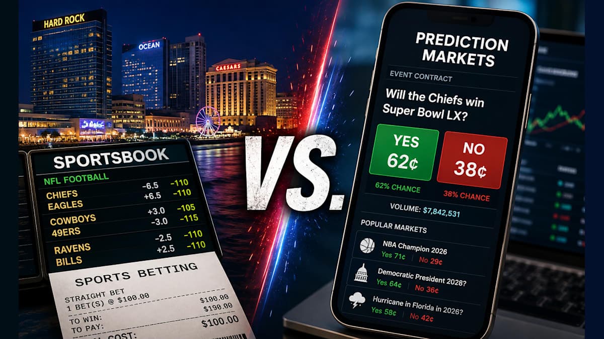 Prediction Market Battle Escalates as Atlantic City Casinos Fight to Protect Sports Betting