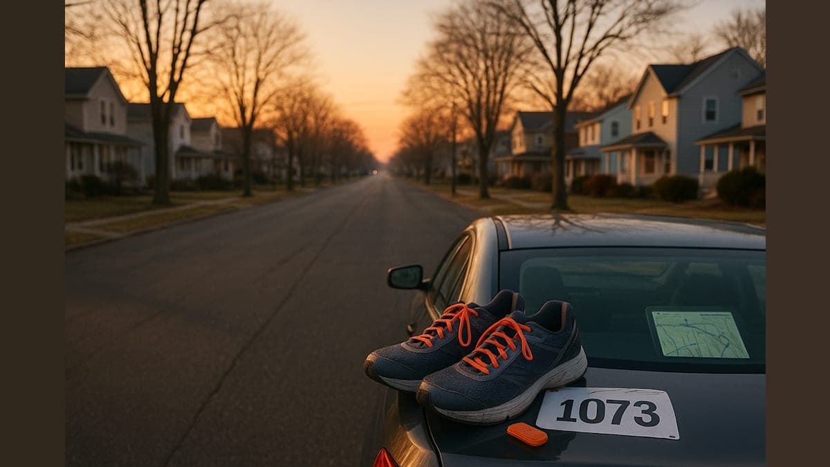 Man Secretly Trains Two Months to Support Girlfriend's First Half Marathon