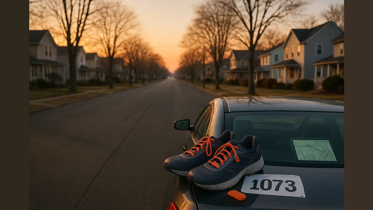 Man Secretly Trains Two Months to Support Girlfriend's First Half Marathon