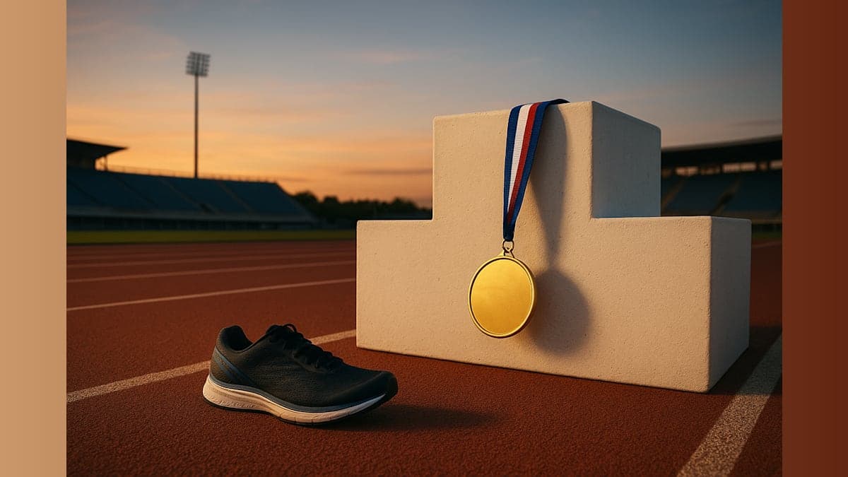 Cape May Court House Runner's Golden Moment Goes Viral