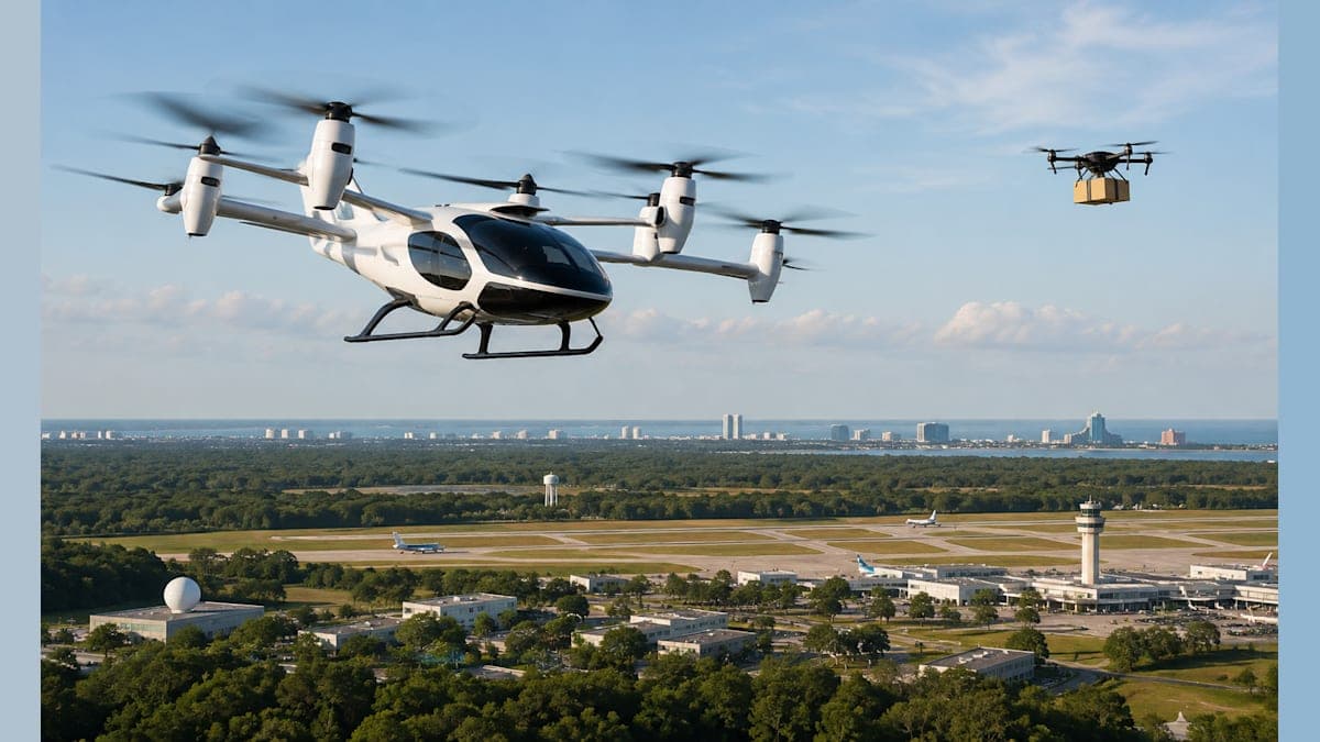 Flying Taxis, Drone Deliveries and Digital Towers: Aviation’s Future Is Taking Shape in South Jersey