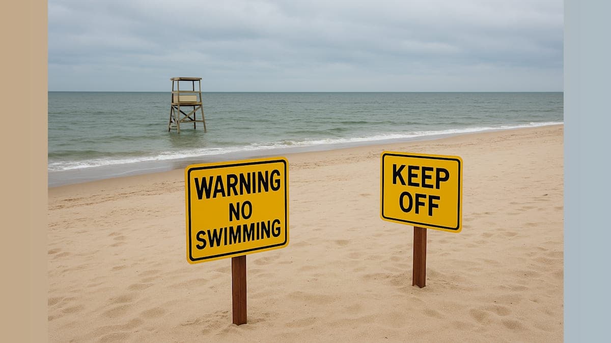 Swimming Advisories Issued at 12 Jersey Shore Beaches