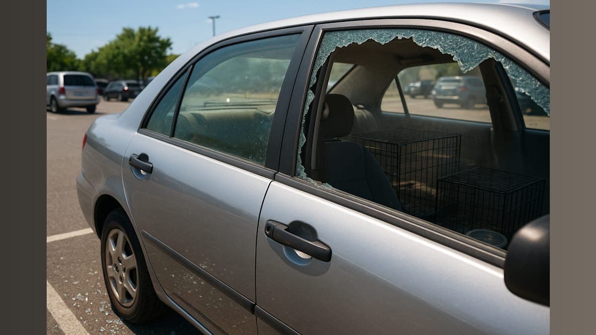 Newport Beach Officer Smashes Window to Rescue Five Overheating Dogs