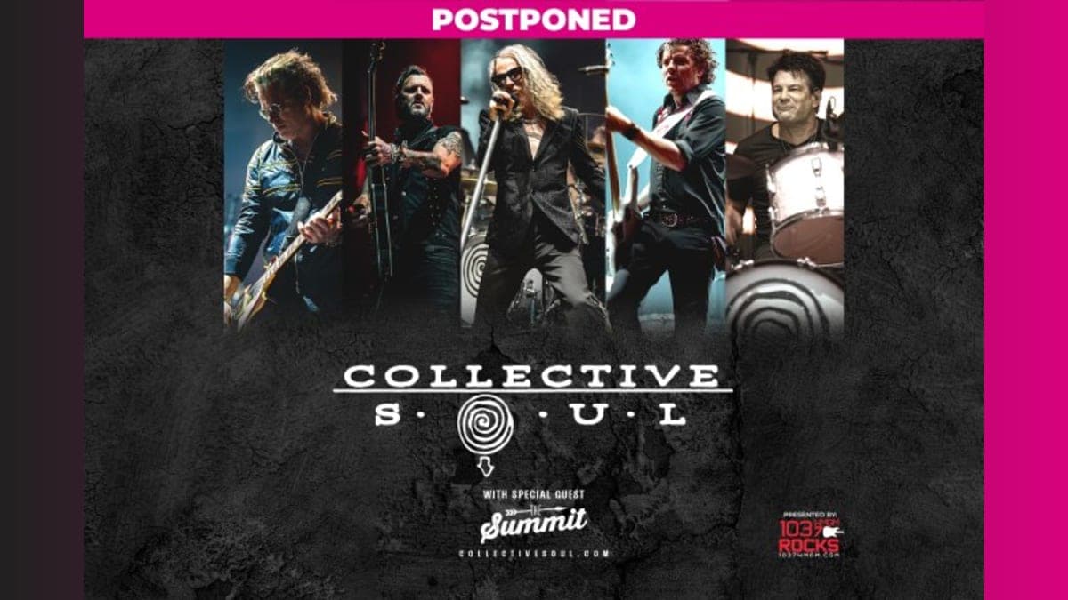 Collective Soul Concert Postponed