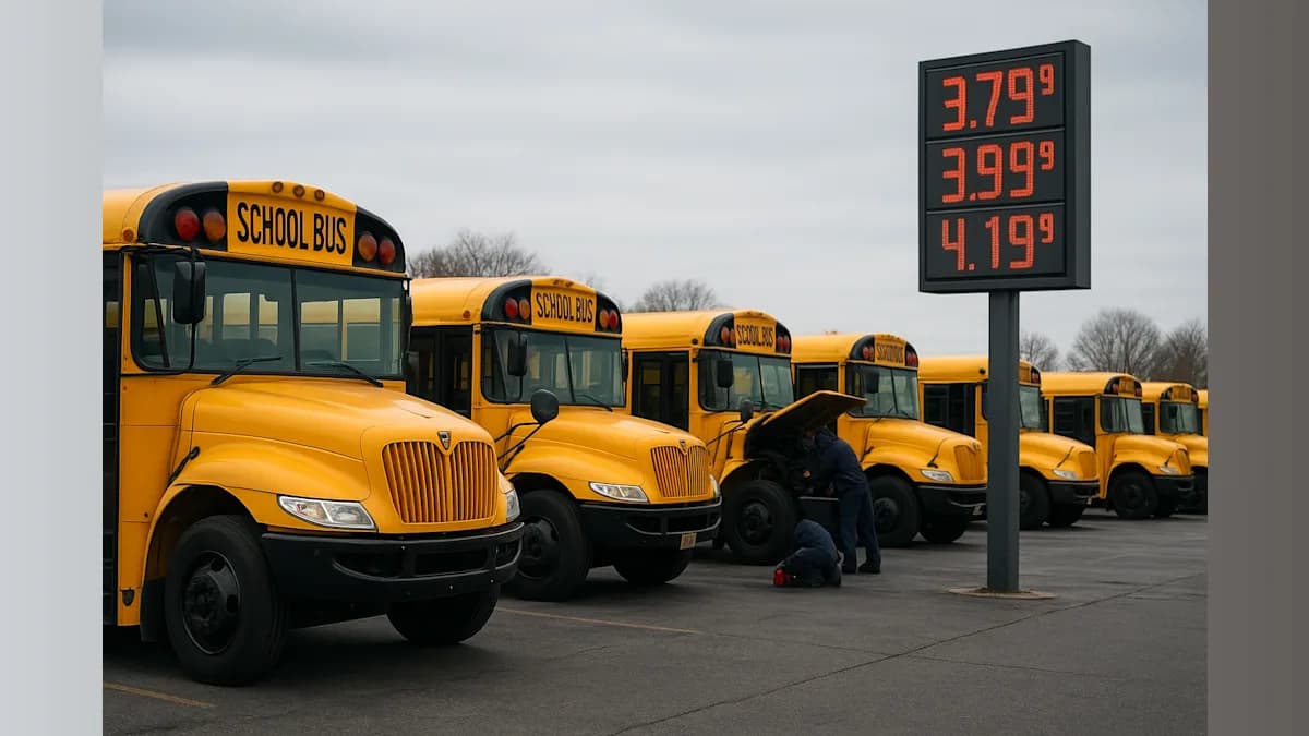 Diesel Price Surge Forces School Districts to Cut Routes