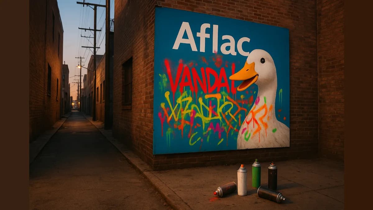 Ben Affleck Spotted Spray-Painting Aflac Billboards Across LA