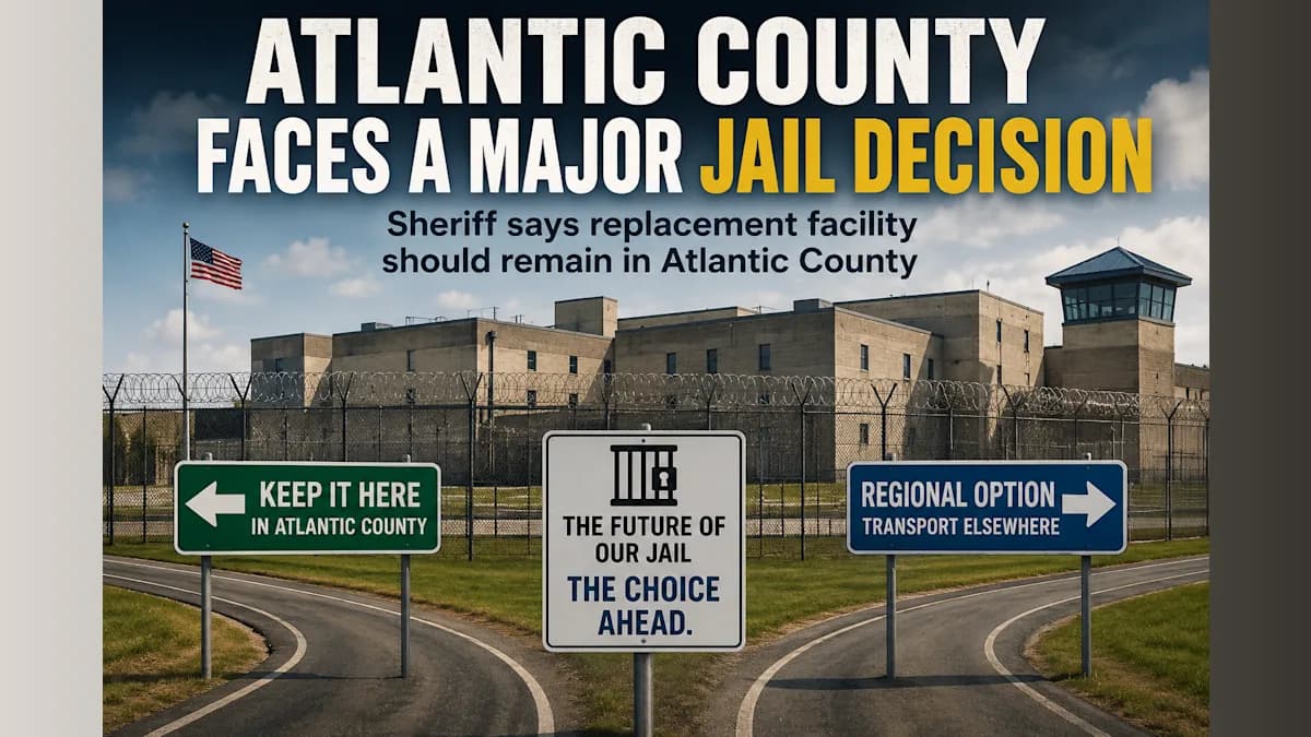 Atlantic County Faces Major Jail Decision; Sheriff Says Keep Replacement Facility Local