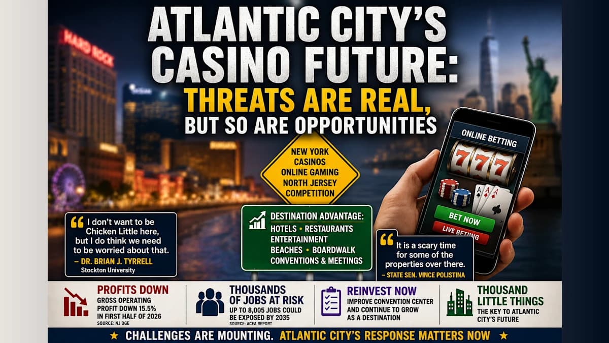 Stockton Gaming Expert: Atlantic City Should Be Concerned About New Competition — But Not Panic