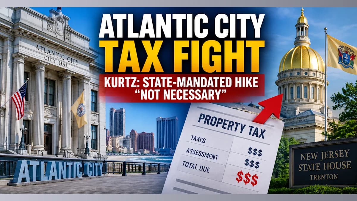 Kurtz Pushes Back on State-Mandated Atlantic City Tax Increase: ‘It’s Not Necessary’
