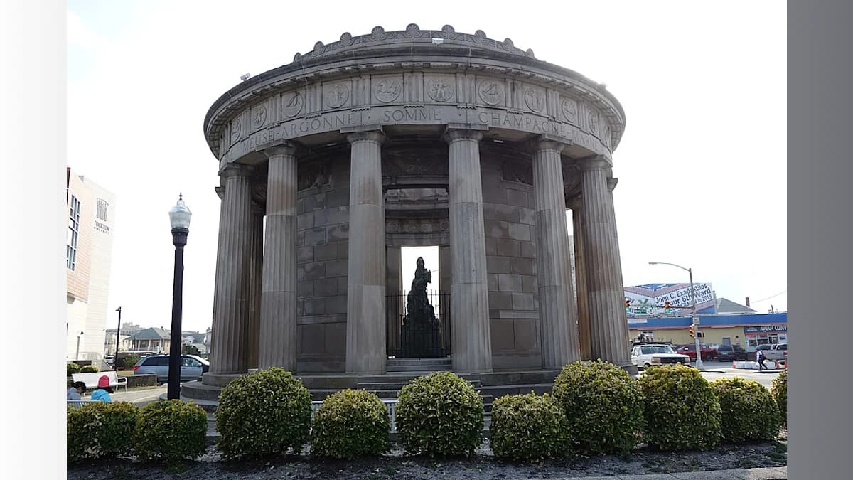 Atlantic City’s Historic World War I Memorial Gets a Patriotic New Look