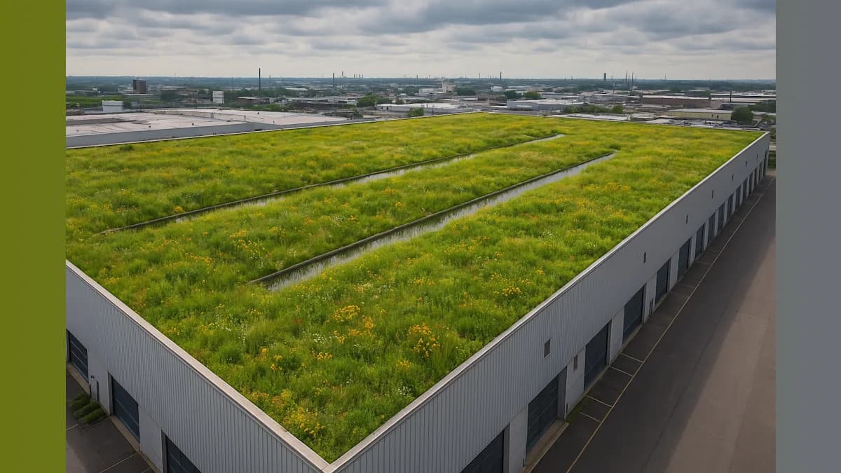 Ford's Dearborn Plant Features Massive Living Roof