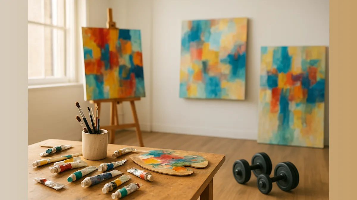 96-Year-Old Artist Defies Age Through Resistance Training and Art