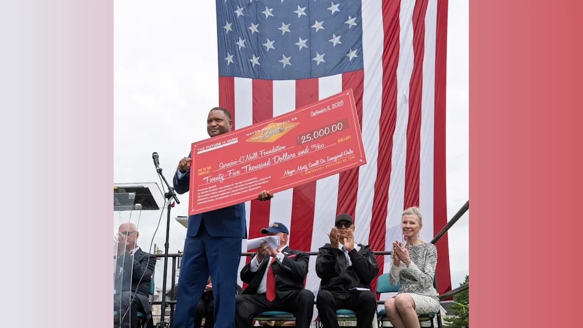 Atlantic City Mayor Donates $25,000 in Gala Proceeds to 9/11 Memorial