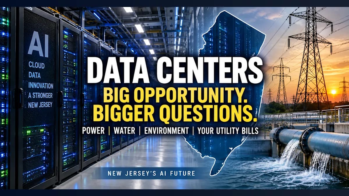 Rowan Wants Answers on Data Centers as New Jersey Confronts AI Boom